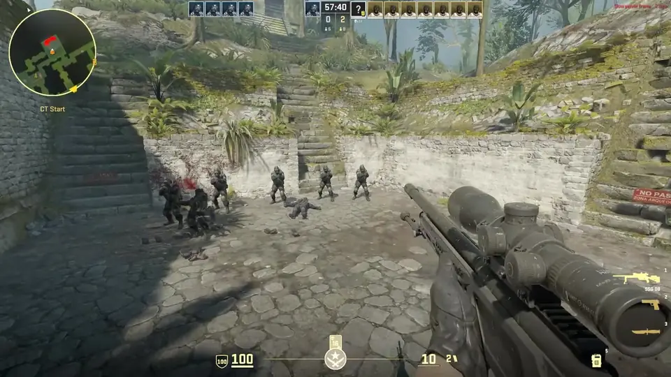 Irregular shooting behavior tested against CS2AC