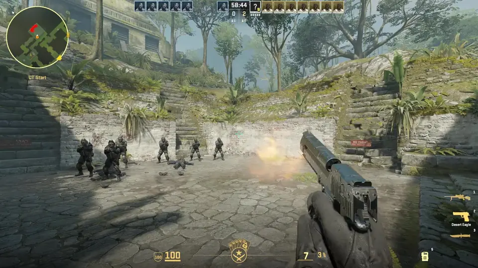 CS2AC silent aim detection demonstration